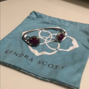 Kendra Scott pink gem bracelet